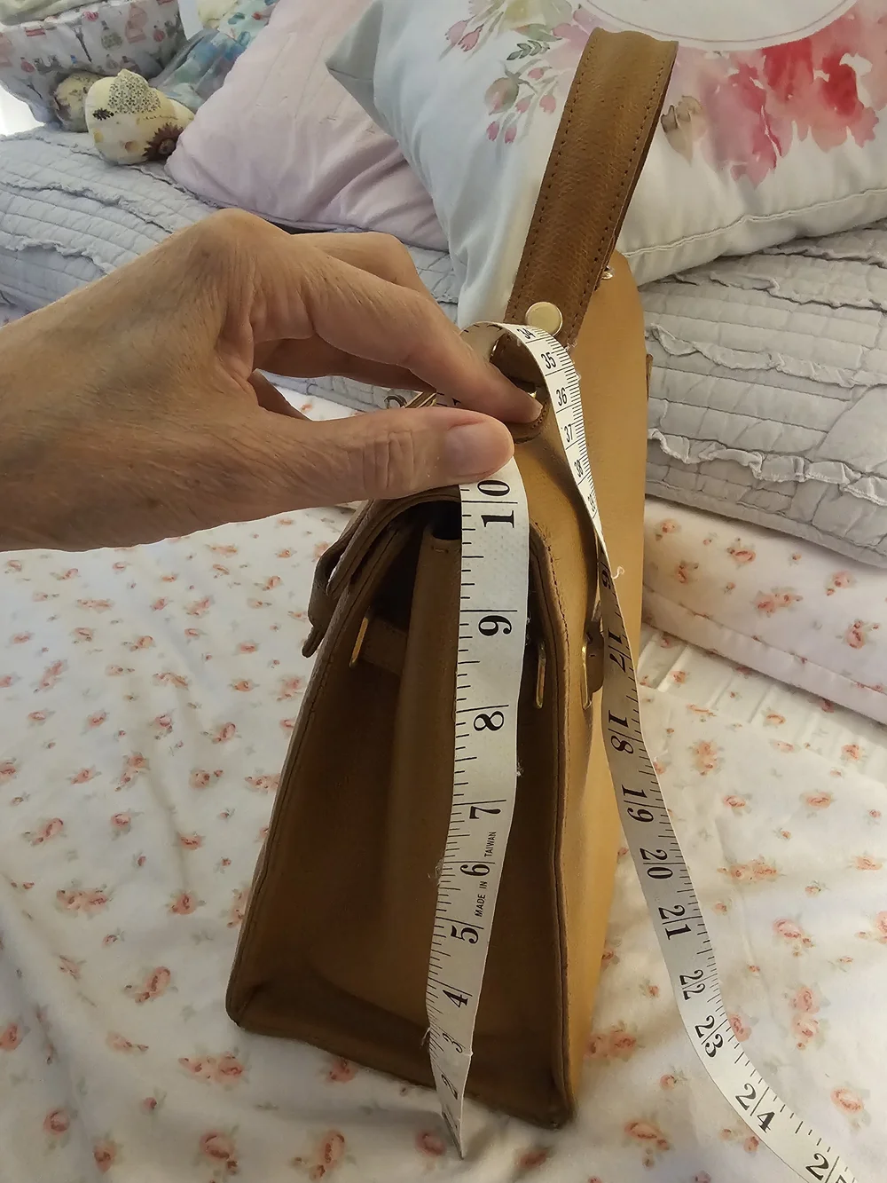 Classic Tan Top-Handle Women's Bag